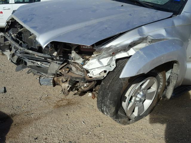 JTEZU14RX78074849 - 2007 TOYOTA 4RUNNER SR SILVER photo 9