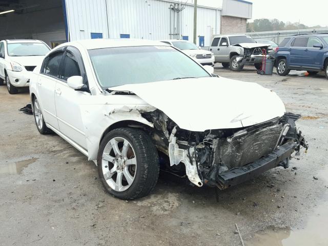 1N4BA41E47C835198 - 2007 NISSAN MAXIMA SE WHITE photo 1