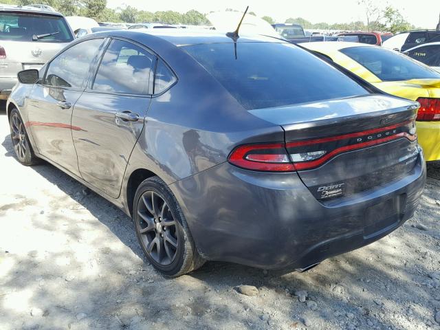 1C3CDFBB4FD403424 - 2015 DODGE DART SXT GRAY photo 3