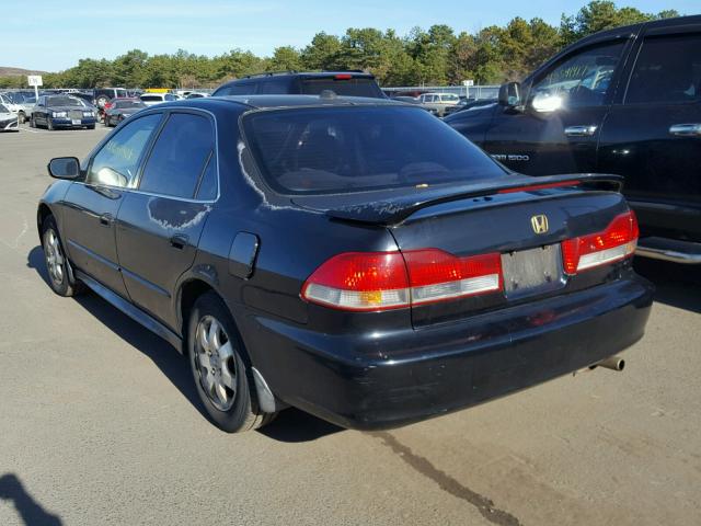 1HGCG65842A158723 - 2002 HONDA ACCORD EX BLACK photo 3