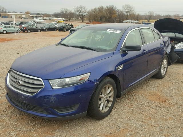 1FAHP2D84DG110014 - 2013 FORD TAURUS SE BLUE photo 2