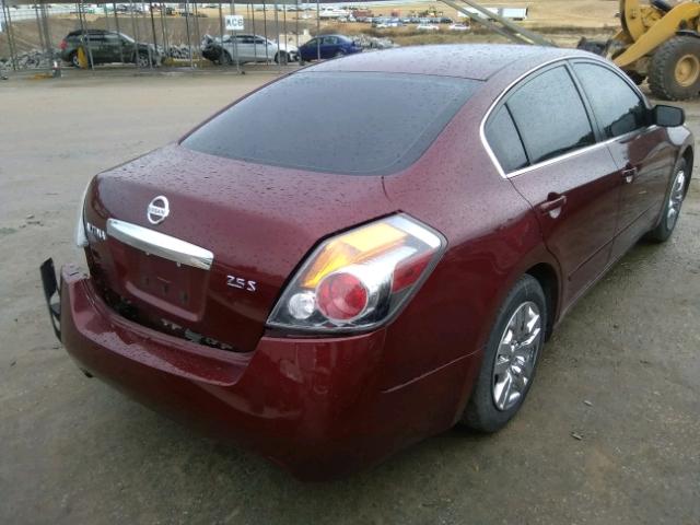 1N4AL2AP7CN522656 - 2012 NISSAN ALTIMA BAS MAROON photo 4