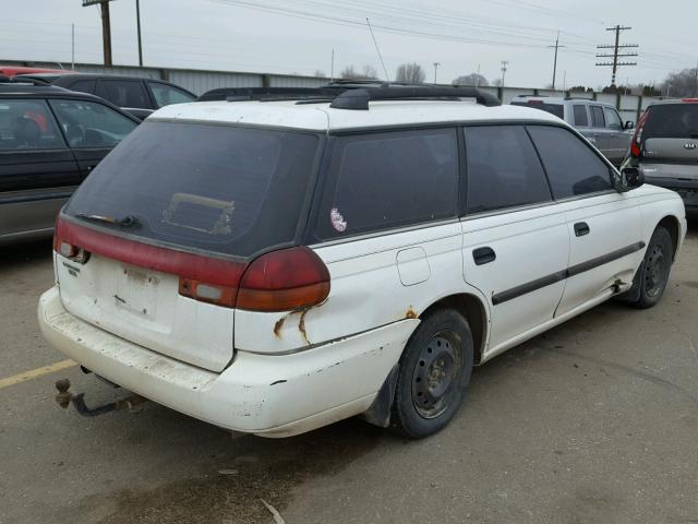 4S3BK6353S6332804 - 1995 SUBARU LEGACY L/O WHITE photo 4