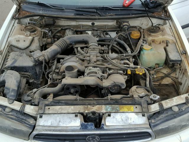 4S3BK6353S6332804 - 1995 SUBARU LEGACY L/O WHITE photo 7