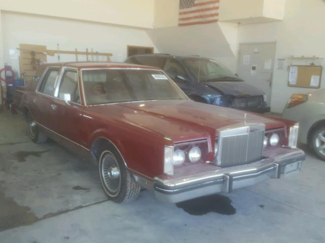 1MRBP99F8DY698670 - 1983 LINCOLN MARK VI BURGUNDY photo 1