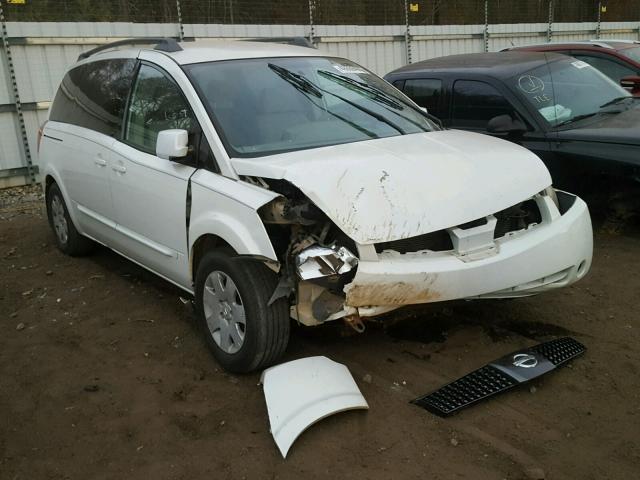 5N1BV28U54N362102 - 2004 NISSAN QUEST S WHITE photo 1