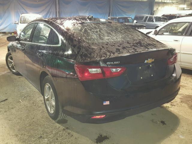 1G1ZB5ST7GF280991 - 2016 CHEVROLET MALIBU LS BLACK photo 3