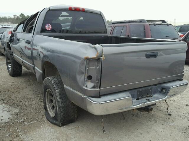 3B7HA18N82G109228 - 2002 DODGE RAM 1500 GRAY photo 3