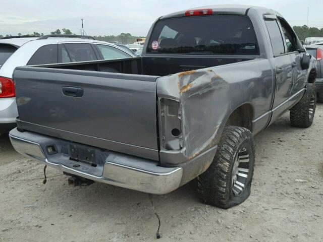 3B7HA18N82G109228 - 2002 DODGE RAM 1500 GRAY photo 4