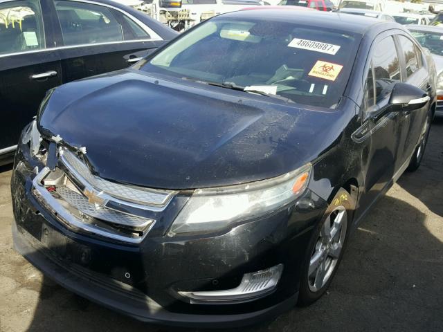 1G1RD6E45BU100982 - 2011 CHEVROLET VOLT BLACK photo 2