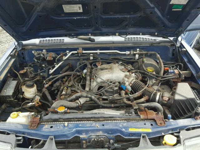 5N1ED28Y01C527354 - 2001 NISSAN XTERRA XE BLUE photo 7