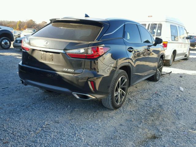 2T2ZZMCA6GC013663 - 2016 LEXUS RX 350 BLACK photo 4