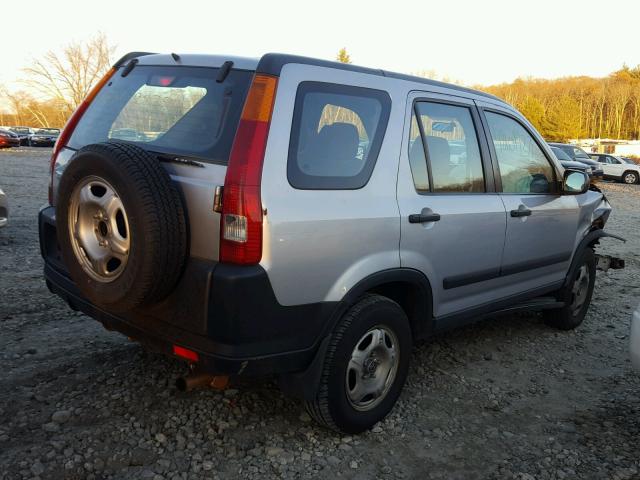 SHSRD78483U128755 - 2003 HONDA CR-V LX GRAY photo 4