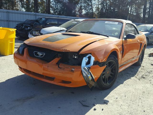 1FAFP4441XF149556 - 1999 FORD MUSTANG ORANGE photo 2