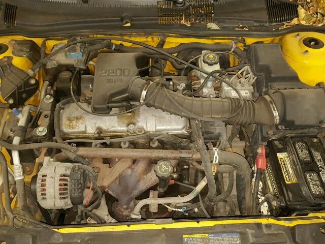 3G2JB12452S126939 - 2002 PONTIAC SUNFIRE SE YELLOW photo 7