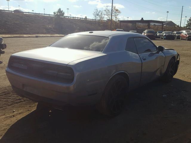 2C3CDZAGXFH884989 - 2015 DODGE CHALLENGER SILVER photo 4