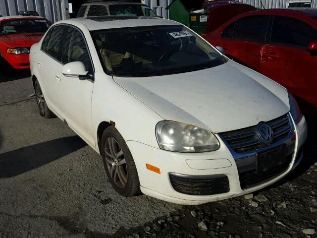 3VWSF71K96M620297 - 2006 VOLKSWAGEN JETTA 2.5 WHITE photo 1