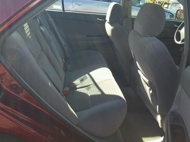 4T1BE32KX5U086276 - 2005 TOYOTA CAMRY LE 红色 照片 6