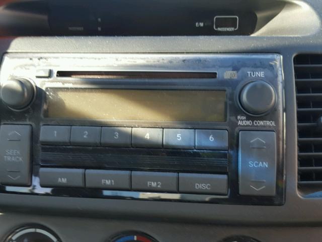 4T1BE32KX5U086276 - 2005 TOYOTA CAMRY LE 红色 照片 9