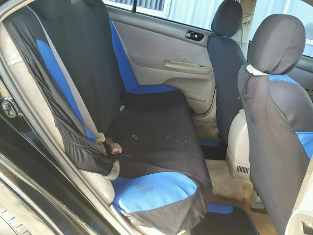 4T1BE32K74U285624 - 2004 TOYOTA CAMRY LE შავი ფოტო 6