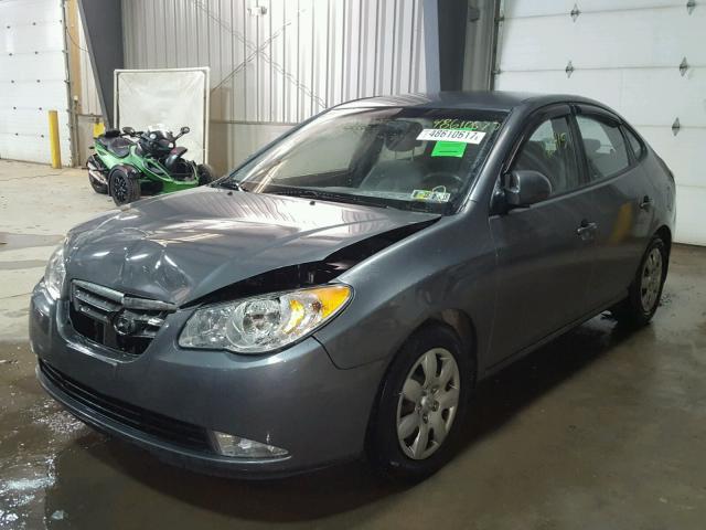 KMHDU46D48U282523 - 2008 HYUNDAI ELANTRA GL GRAY photo 2