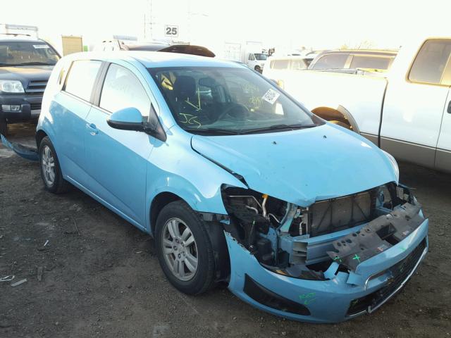 1G1JC6SH6E4160393 - 2014 CHEVROLET SONIC LT BLUE photo 1