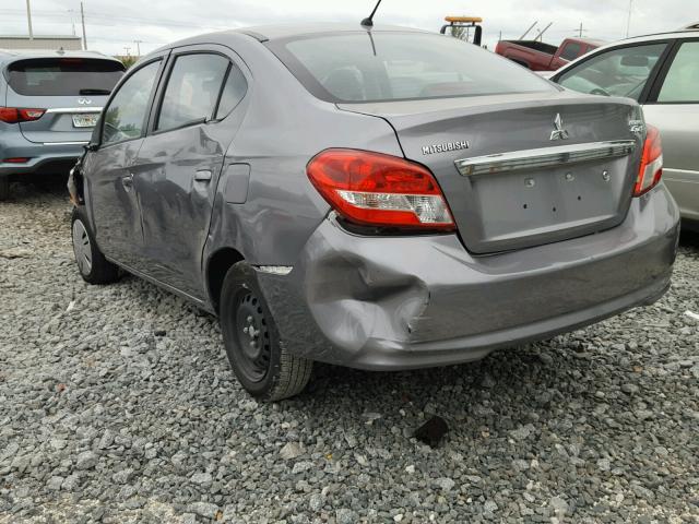 ML32F3FJ9HH000460 - 2017 MITSUBISHI MIRAGE G4 GRAY photo 3