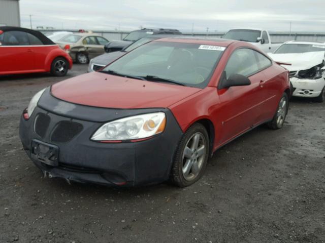 1G2ZH158064137305 - 2006 PONTIAC G6 GT RED photo 2