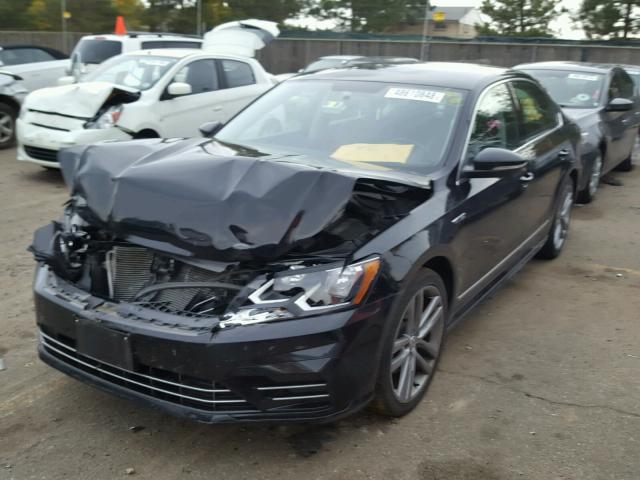 1VWDT7A33HC067113 - 2017 VOLKSWAGEN PASSAT R-L BLACK photo 2