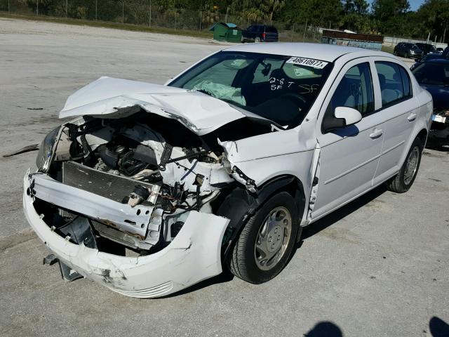 1G1AT58H797214483 - 2009 CHEVROLET COBALT LT WHITE photo 2