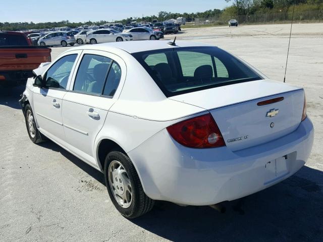 1G1AT58H797214483 - 2009 CHEVROLET COBALT LT WHITE photo 3