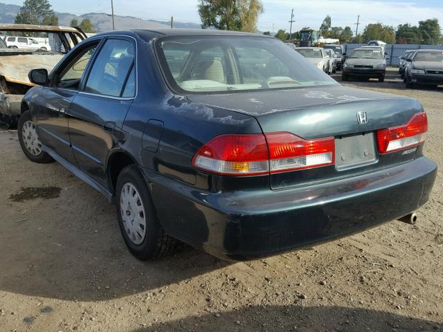 1HGCF86601A107701 - 2001 HONDA ACCORD VAL GREEN photo 3