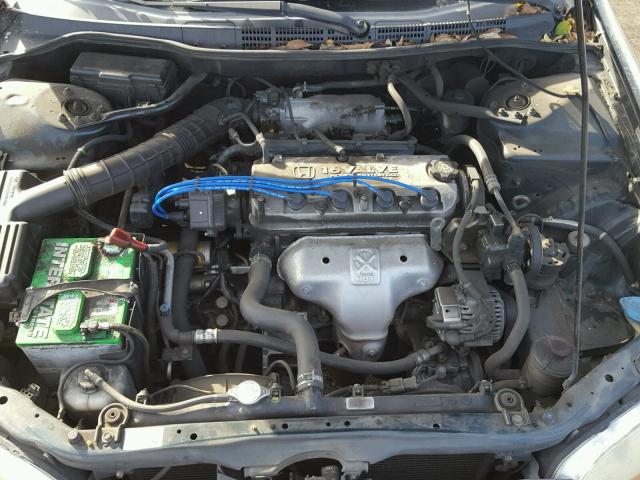 1HGCF86601A107701 - 2001 HONDA ACCORD VAL GREEN photo 7