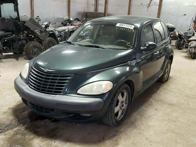 3C8FY4BB91T280562 - 2001 CHRYSLER PT CRUISER GREEN photo 2