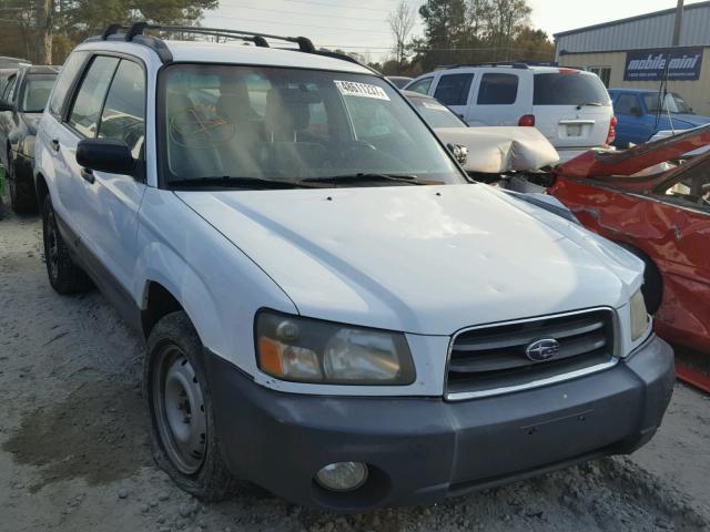 JF1SG63674H767011 - 2004 SUBARU FORESTER 2 WHITE photo 1