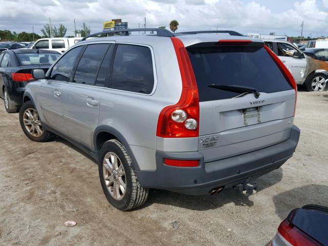 YV1CZ852751182657 - 2005 VOLVO XC90 V8 SILVER photo 3