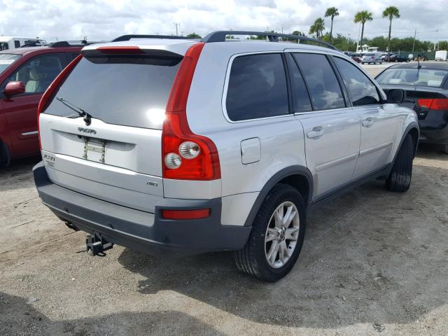 YV1CZ852751182657 - 2005 VOLVO XC90 V8 SILVER photo 4