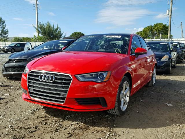 WAUACGFF5F1099348 - 2015 AUDI A3 PREMIUM RED photo 2