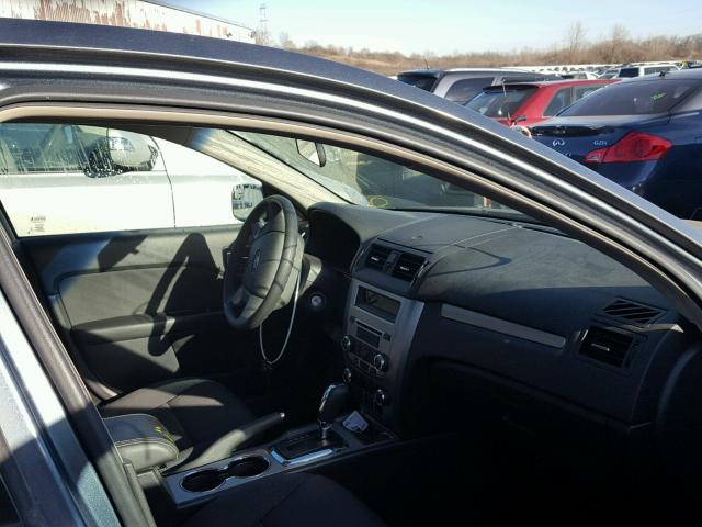 3FAHP0HA3CR114063 - 2012 FORD FUSION SE BLUE photo 5