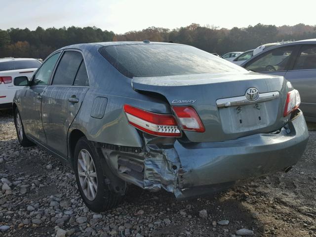 4T1BF3EKXBU583249 - 2011 TOYOTA CAMRY BASE GREEN photo 3