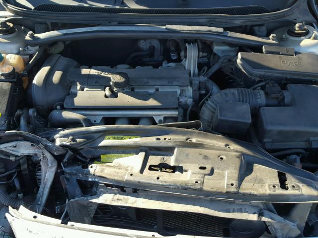 YV1RS61T542336552 - 2004 VOLVO S60 SILVER photo 7