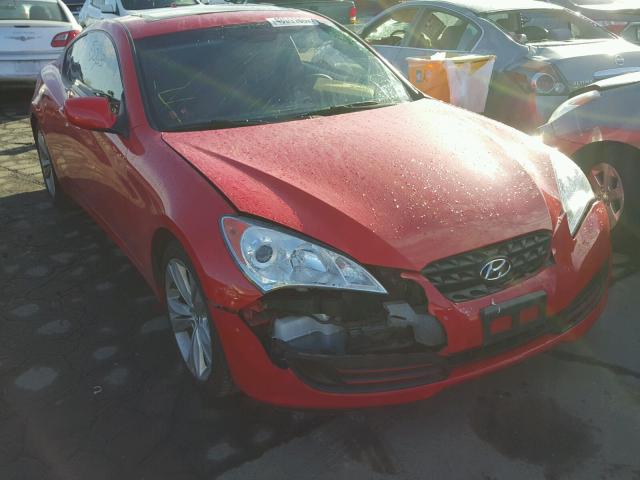 KMHHT6KD4CU079243 - 2012 HYUNDAI GENESIS CO RED photo 1