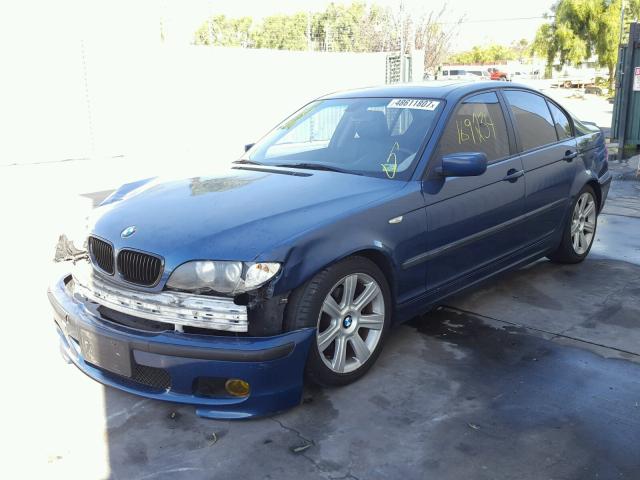 WBAEV33443KL84698 - 2003 BMW 325 I BLUE photo 2