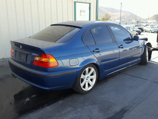 WBAEV33443KL84698 - 2003 BMW 325 I BLUE photo 4