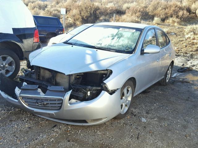 KMHDU46D68U322455 - 2008 HYUNDAI ELANTRA GL SILVER photo 2