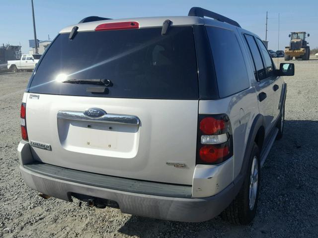 1FMEU63E76ZA27684 - 2006 FORD EXPLORER X SILVER photo 4