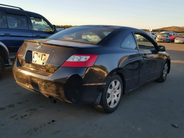 2HGFG12847H546855 - 2007 HONDA CIVIC EX 黑色 照片 4
