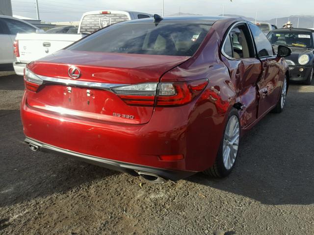 58ABK1GG4HU051957 - 2017 LEXUS ES 350 RED photo 4