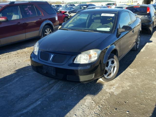 1G2AL15F777300848 - 2007 PONTIAC G5 BLACK photo 2