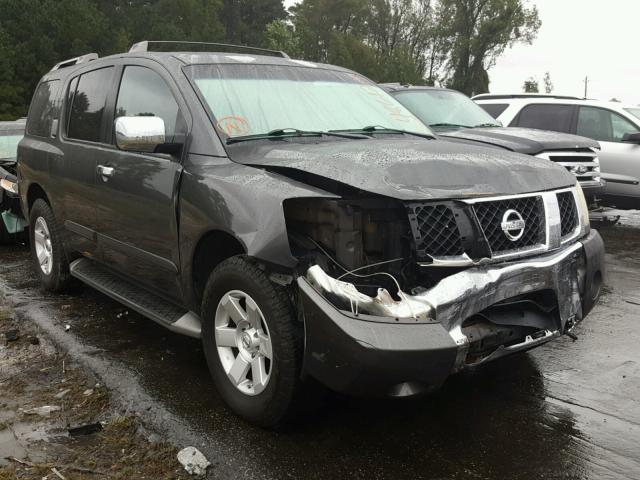 5N1AA08B84N726930 - 2004 NISSAN ARMADA SE CHARCOAL photo 1